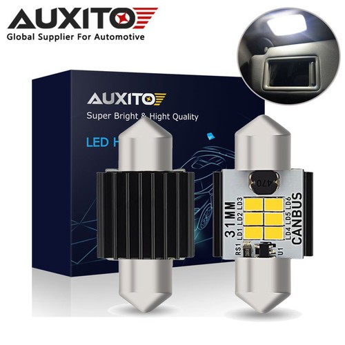 31mm car festoon - white, led
